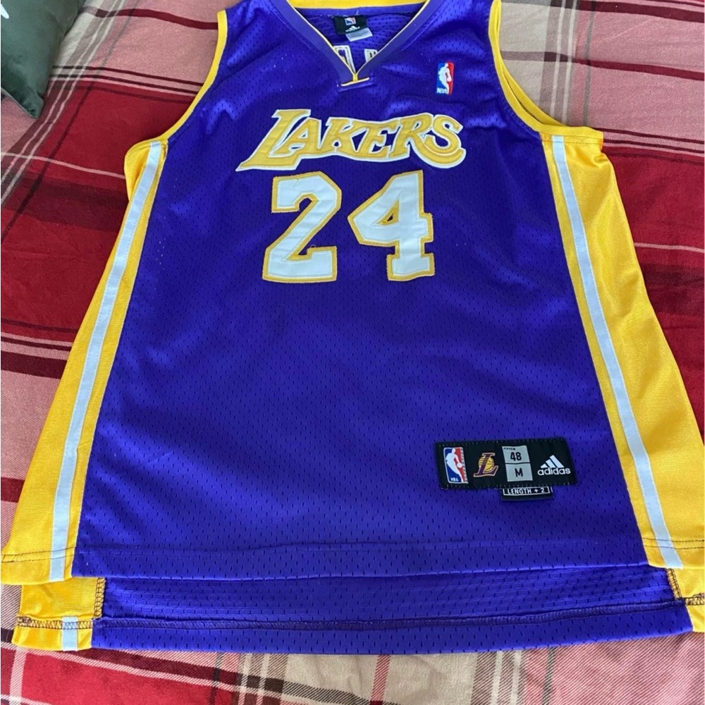 Adidas Lakers Kobe Bryant 24 Basketball Jersey